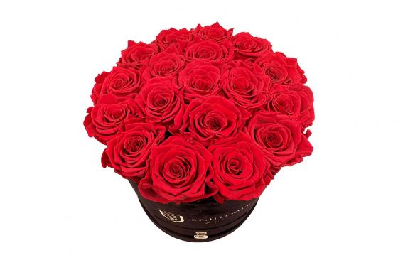 XL Rosenbox mit Schublade Velvet - Infinity Rosen Rot 1 