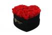 Rosenbox Herz Velvet - Ewig blühende rote Rosen 