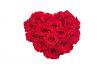 Rosenbox Herz Velvet - Ewig blühende rote Rosen 1