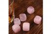 Glaçons pierres en quartz rose - Set de 6 1