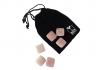 Glaçons pierres en quartz rose - Set de 6 2