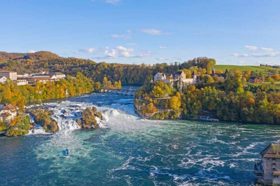 Hélicoptère sur les chutes du Rhin - 50 minutes de vol pour 1 personne  