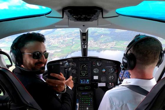 Hélicoptère sur les chutes du Rhin - 50 minutes de vol pour 1 personne 2 