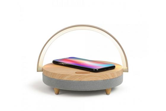 Enceinte LED 3 en 1 - avec chargement sans fil  