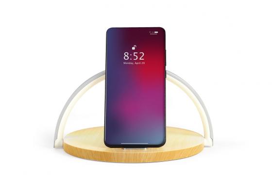 2in1 Wireless Charger - mit LED Nachtlicht  