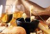 Souper fondue - avec vin blanc des Grisons pour 2 personnes 