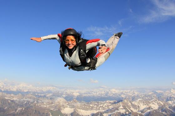 Skydiving - VD / FR / VS | für 1 Person 4 