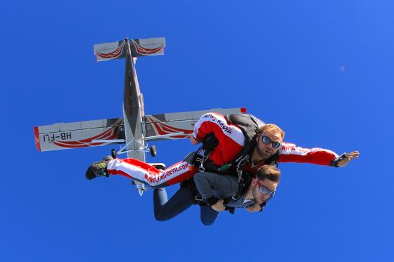 Skydiving - VD / FR / VS | für 1 Person 7 
