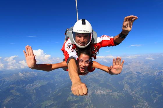 Skydiving - VD / FR / VS | für 1 Person 8 