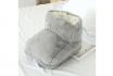 Chausson chauffant gris  - polaire 1