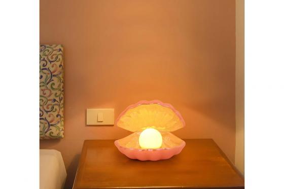 LED Nachtlicht Muschel - Perle 2 