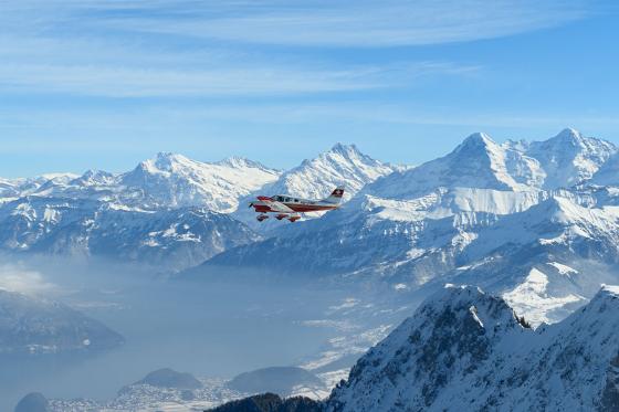 Rhonetaler Rundflug - 100 Minuten für 2 Personen 4 