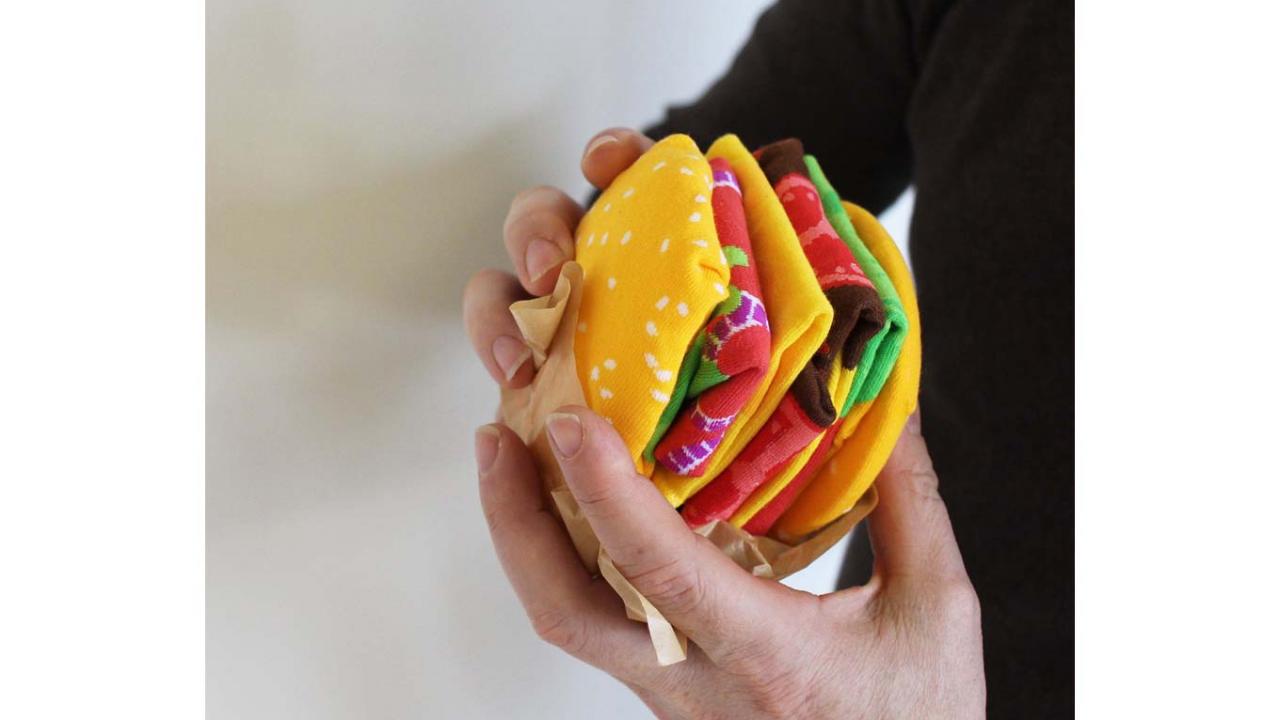 Chaussettes burger best sale