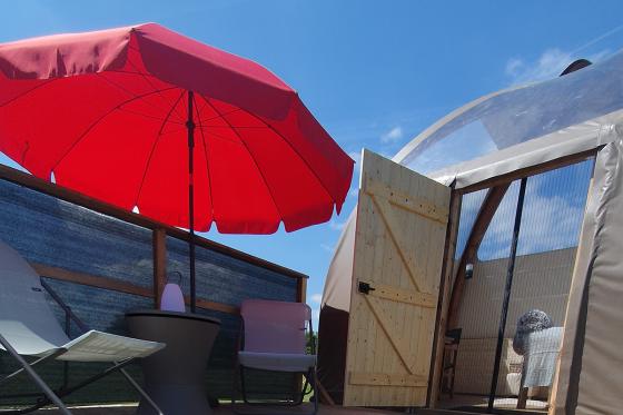 Séjour en tente panoramique - 1 nuit pour 2 personnes, avec petit déjeuner & repas du soir inclus 2 