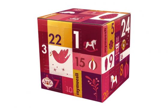 Calendrier de l'Avent Müesli bio - myMüesli 2go  