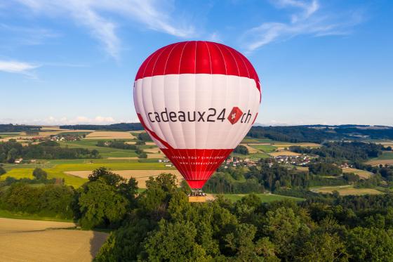 Montgolfière à Cossonay - 1h de vol pour 2 personnes + photo offerte  