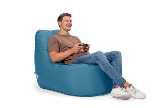 Mr. E-Zy Chair blau - mit integrierter Powerbank   Mr. E-Zy Chair blau - mit integrierter Powerbank