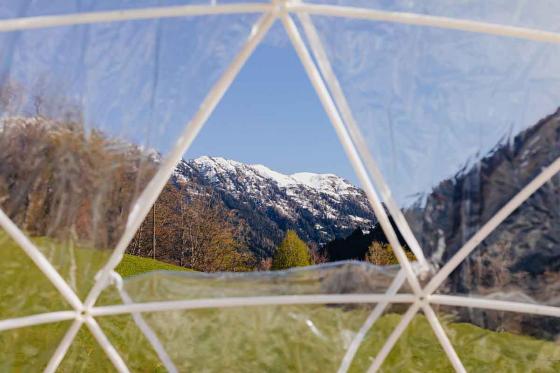 Bubble-Suite Übernachtung - mit Weitblick unter dem Birnenbaum für 2 Personen | wochentags 3 