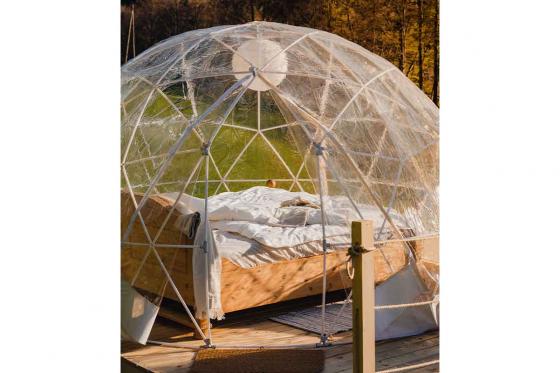 Bubble-Suite Übernachtung - mit Weitblick unter dem Birnenbaum für 2 Personen | wochentags 4 