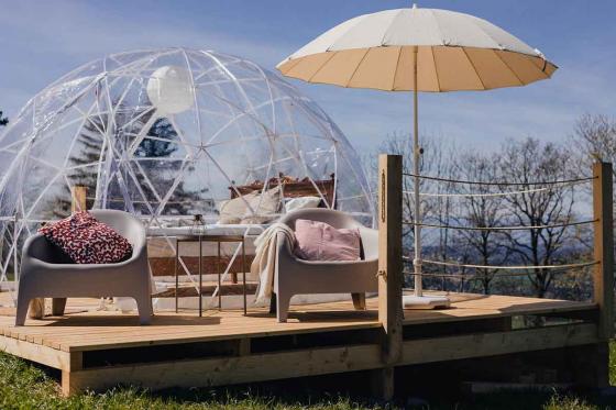 Nuit en Bubble-Suite à Gantrisch - En semaine, avec panier de petit déjeuner, pour 2 personnes  