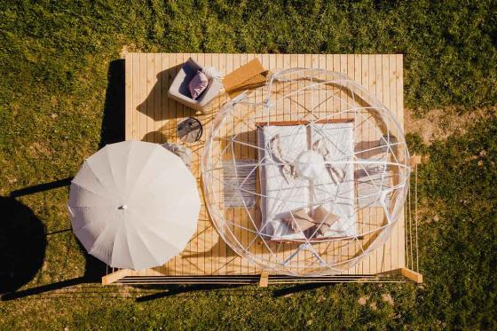 Nuit en Bubble-Suite à Gantrisch - En semaine, avec panier de petit déjeuner, pour 2 personnes 4 