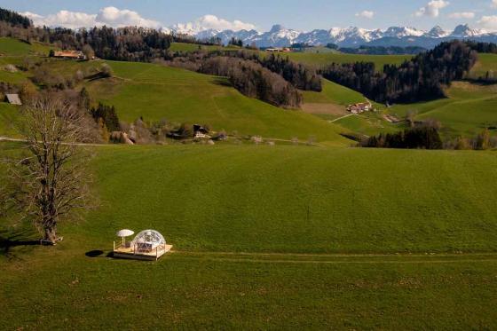Nuit en Bubble-Suite à Gantrisch - En semaine, avec panier de petit déjeuner, pour 2 personnes 5 