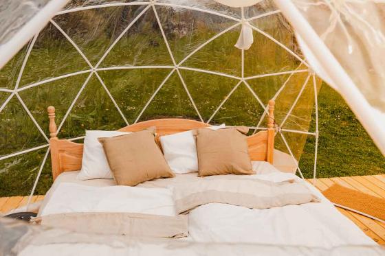 Bubble-Suite Übernachtung - inkl. Frühstückskorb & Aussicht auf die Berge  5 