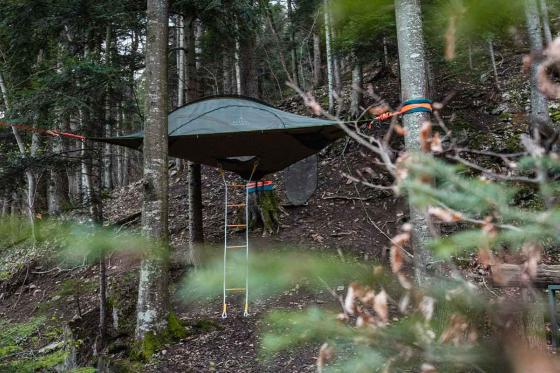 Baumzelt Übernachtung - inkl. Frühstück an idylischer Lage mit privater Feuerstelle  