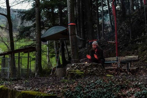 Baumzelt Übernachtung - inkl. Frühstück an idylischer Lage mit privater Feuerstelle 8 