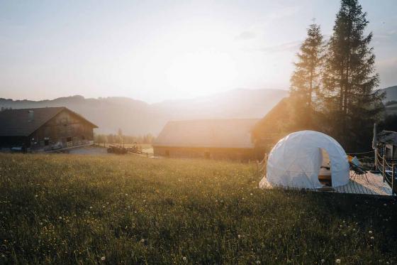 Bubble-Suite Übernachtung - inkl. Frühstück im Appenzellerland für 2 Personen  