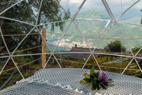 Nuit en Bubble-Suite - En semaine, avec piscine, hot pot & petit déjeuner pour 2 personnes 8 