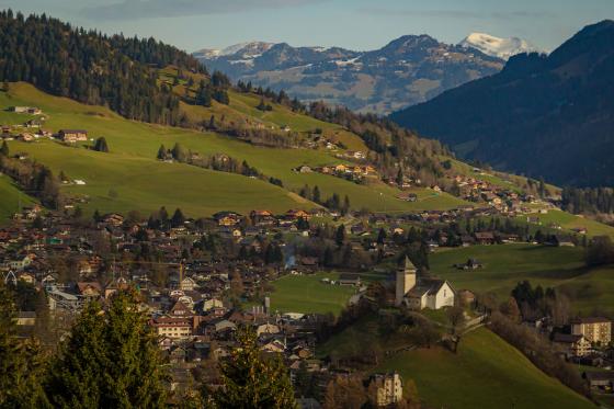 Montgolfière à Château-d'Oex - vol 