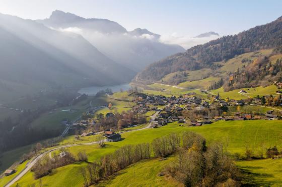 Montgolfière à Château-d'Oex - vol 