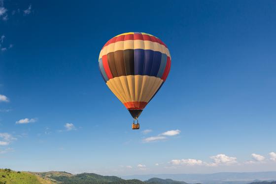 Montgolfière à Château-d'Oex - vol 