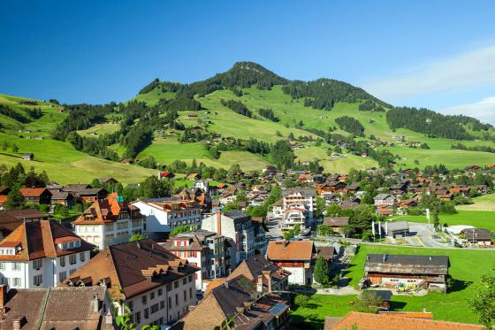 Montgolfière à Château-d'Oex - vol 