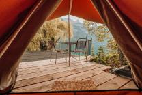 Glamping Übernachtung - inkl. BBQ & Frühstück für 2 Personen