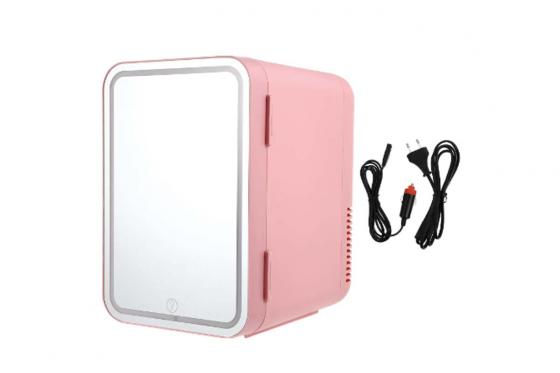 Mini Make-Up Kühlschrank - mit LED Spiegel 5 