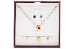 Set-cadeau de bijoux Love - Plaqué or 1