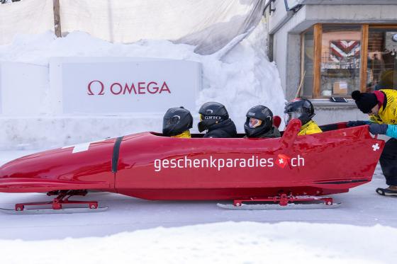 Bobsleigh à St. Moritz - Expérience unique dans un bobsleigh 4 places 1 