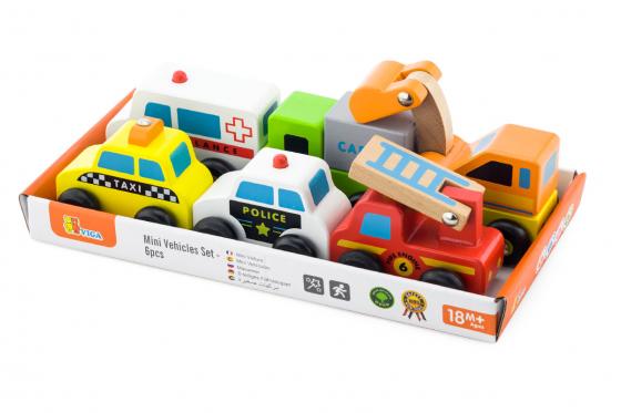 Mini Fahrzeuge - 6er Set 1 