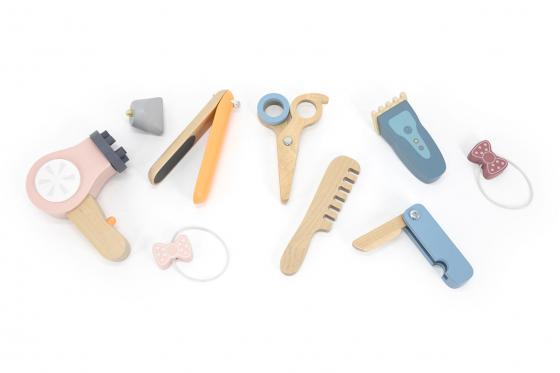Set du coiffeur pour enfants - En bois 2 