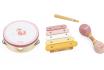 Ensemble musical - 3 jouets en bois, rose 1