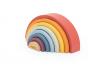 Jeu à empiler en bois - Arc-en-ciel 