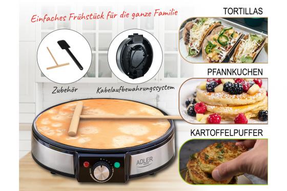 Crêpes Maker - 30 cm, Pfannkuchen 3 
