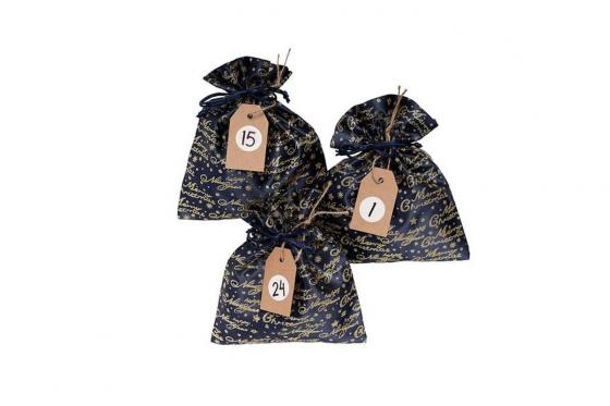 Adventskalender zum Befüllen DIY - Merry Christmas 1 