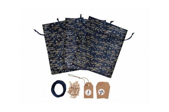 Adventskalender zum Befüllen DIY - Merry Christmas 2 