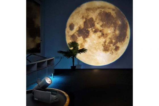 Lampe de projection Terre & Lune - Taille compacte  
