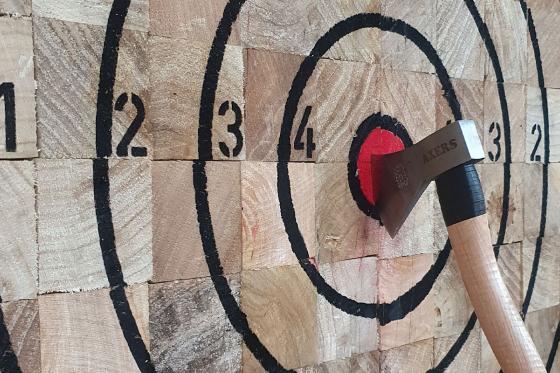 Lancer de hache - à bex 1h30 pour 2 personnes  