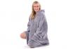 Kapuzendecke lilac grey - Feinstes Sherpa-Fleece 2