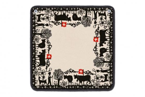 Tapis de jeu - avec motif Suisse  